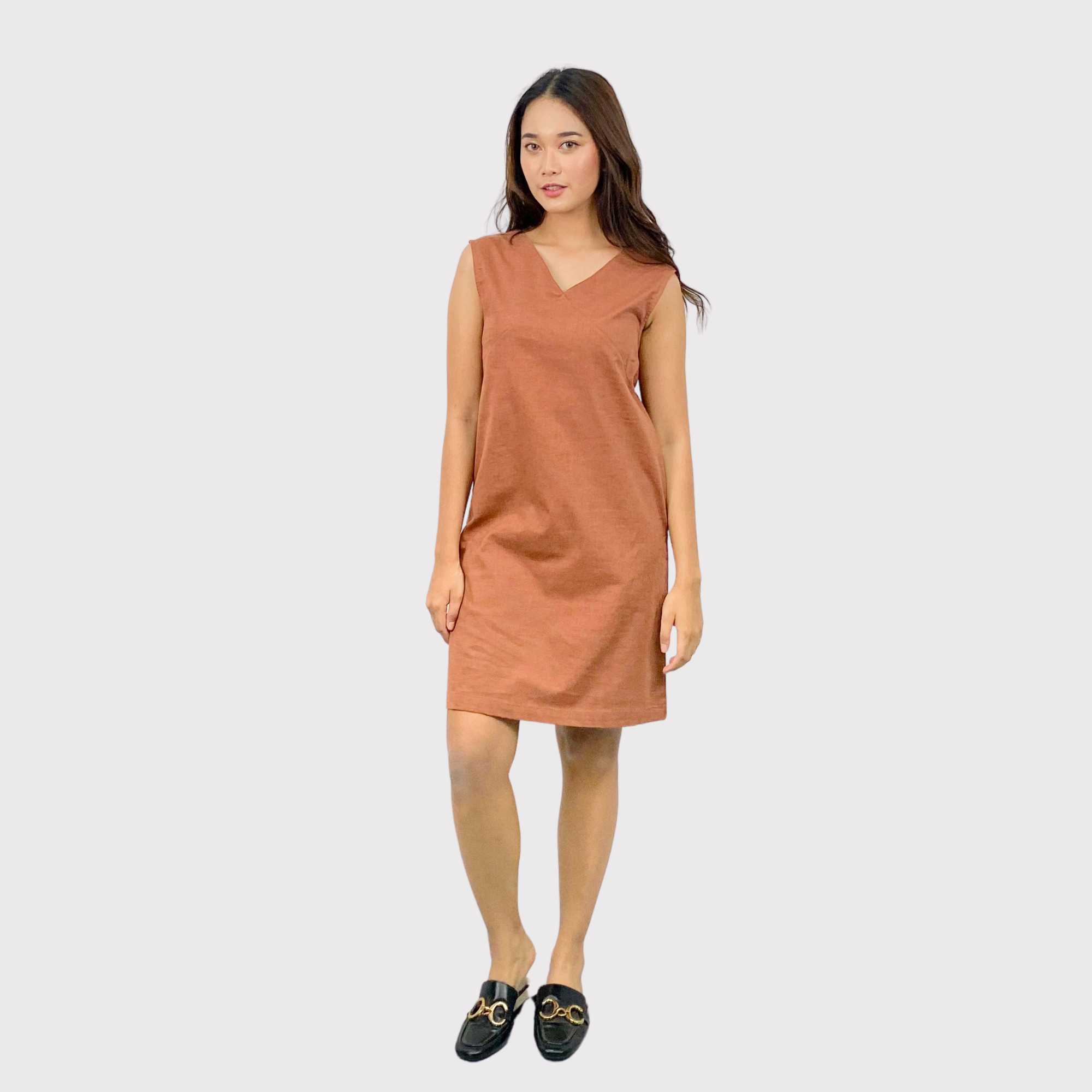 Kore | Women’s Linen Sleevless Mini Dress