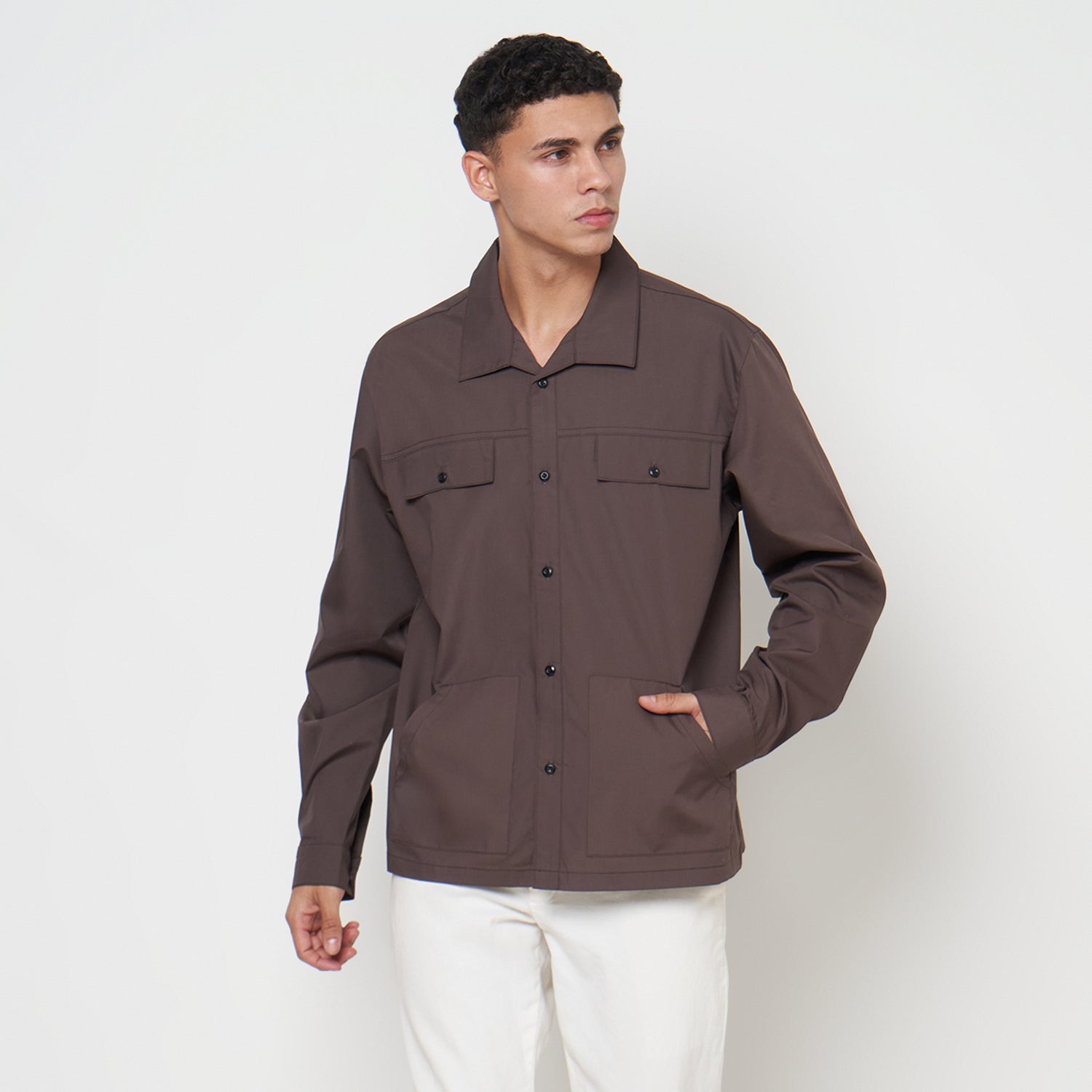 Stone Mens Long Sleeves Shirt