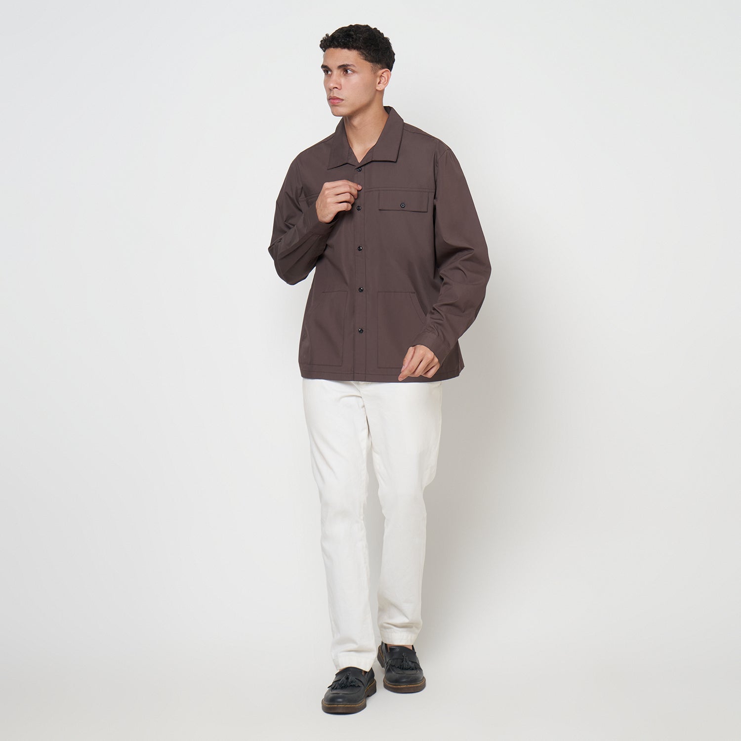 Stone Mens Long Sleeves Shirt