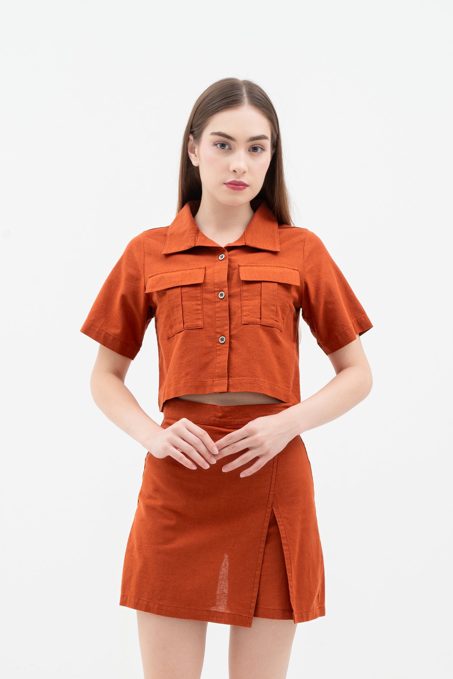 Cove Womens Cropped Shirt