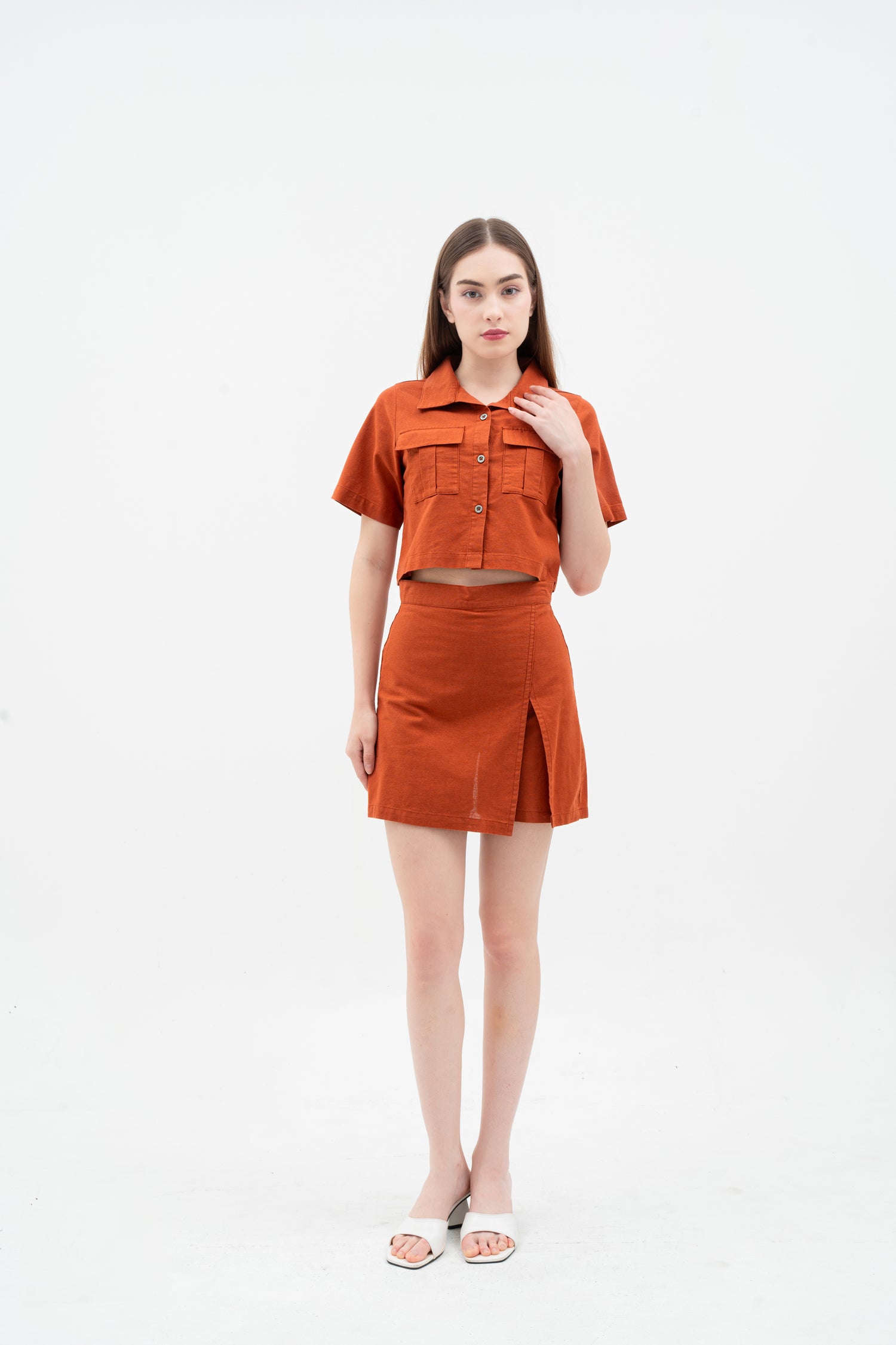 Cove Womens Cropped Shirt