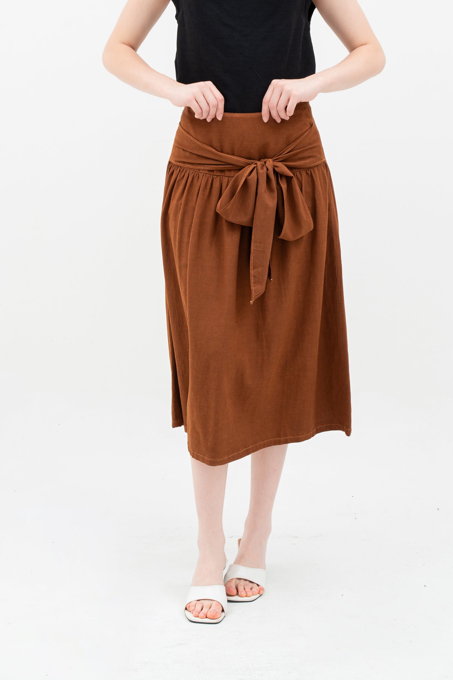 Nola Womens Midi Skirt