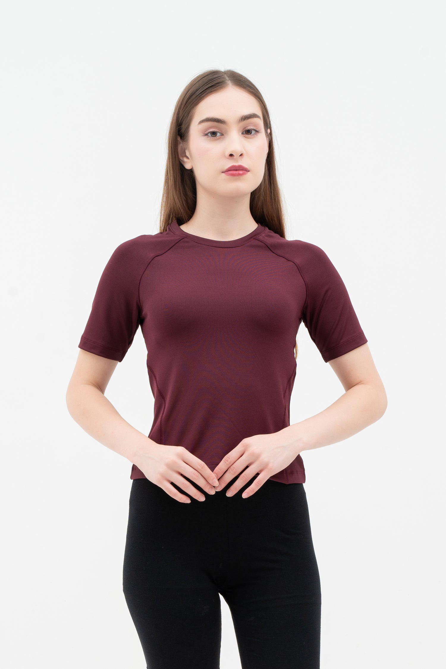 Willa Womens Active Tight Fit Tee