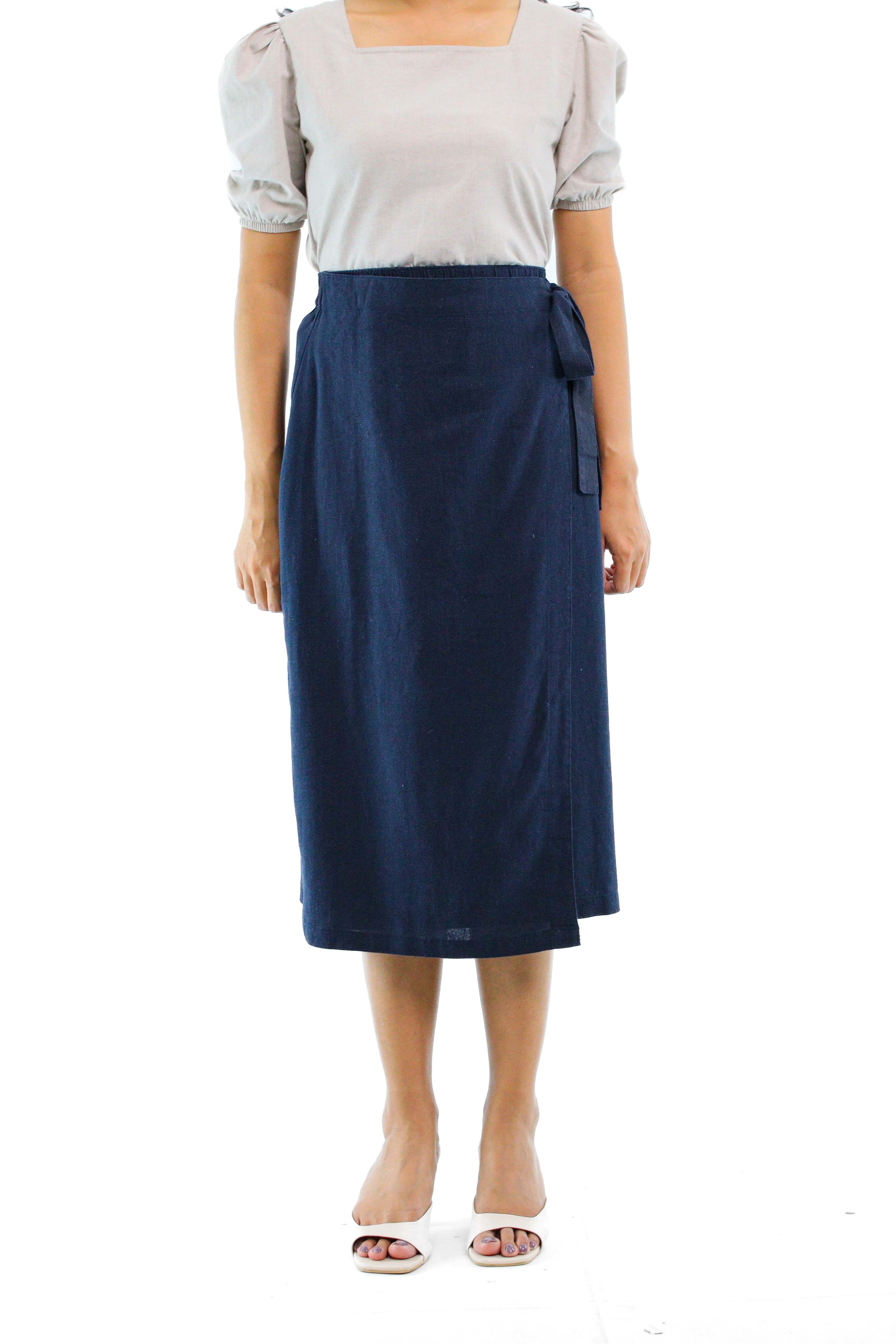 DAYEN Women's Tie Skirt