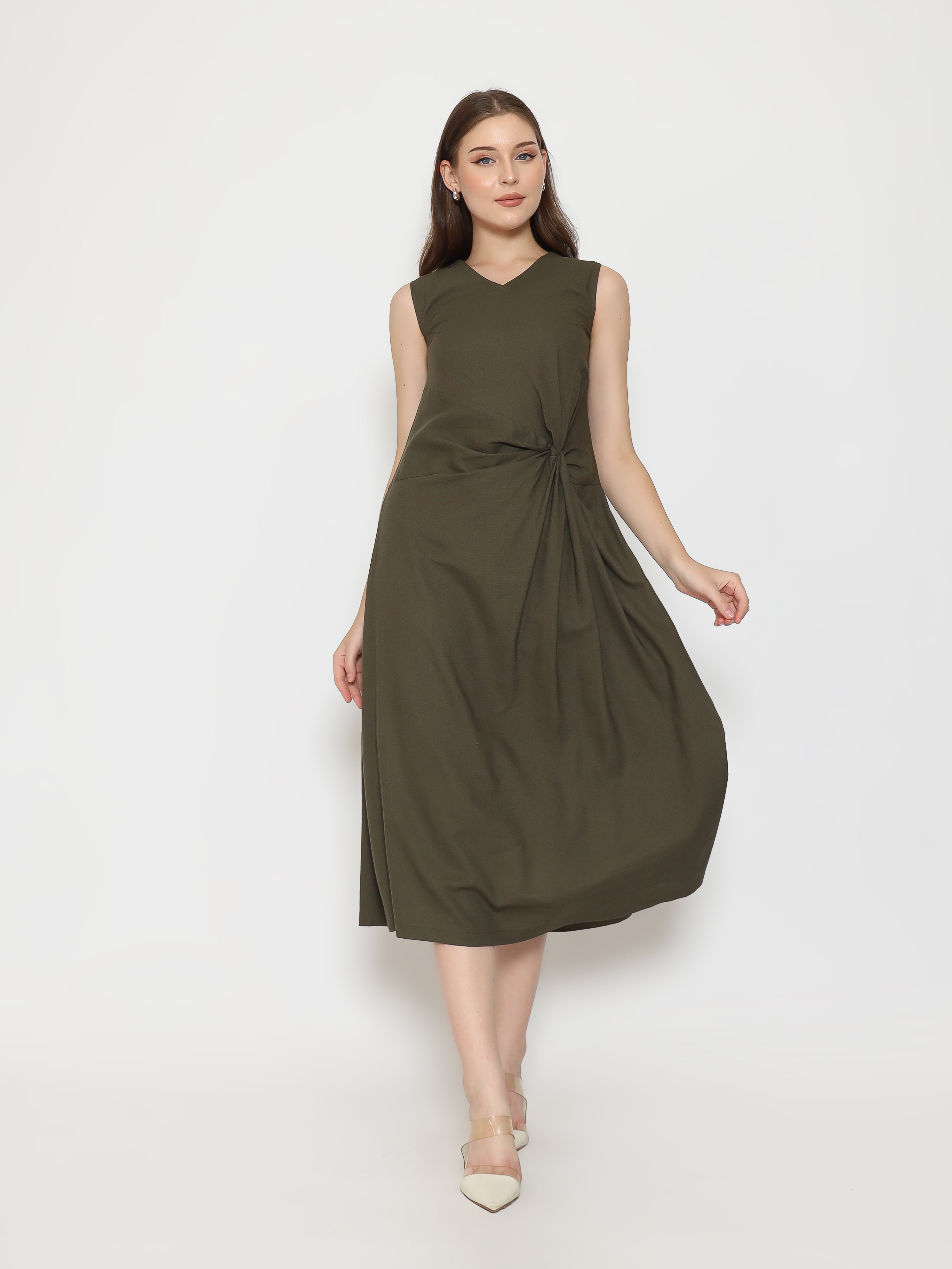 Ava Womens Twisted Dress