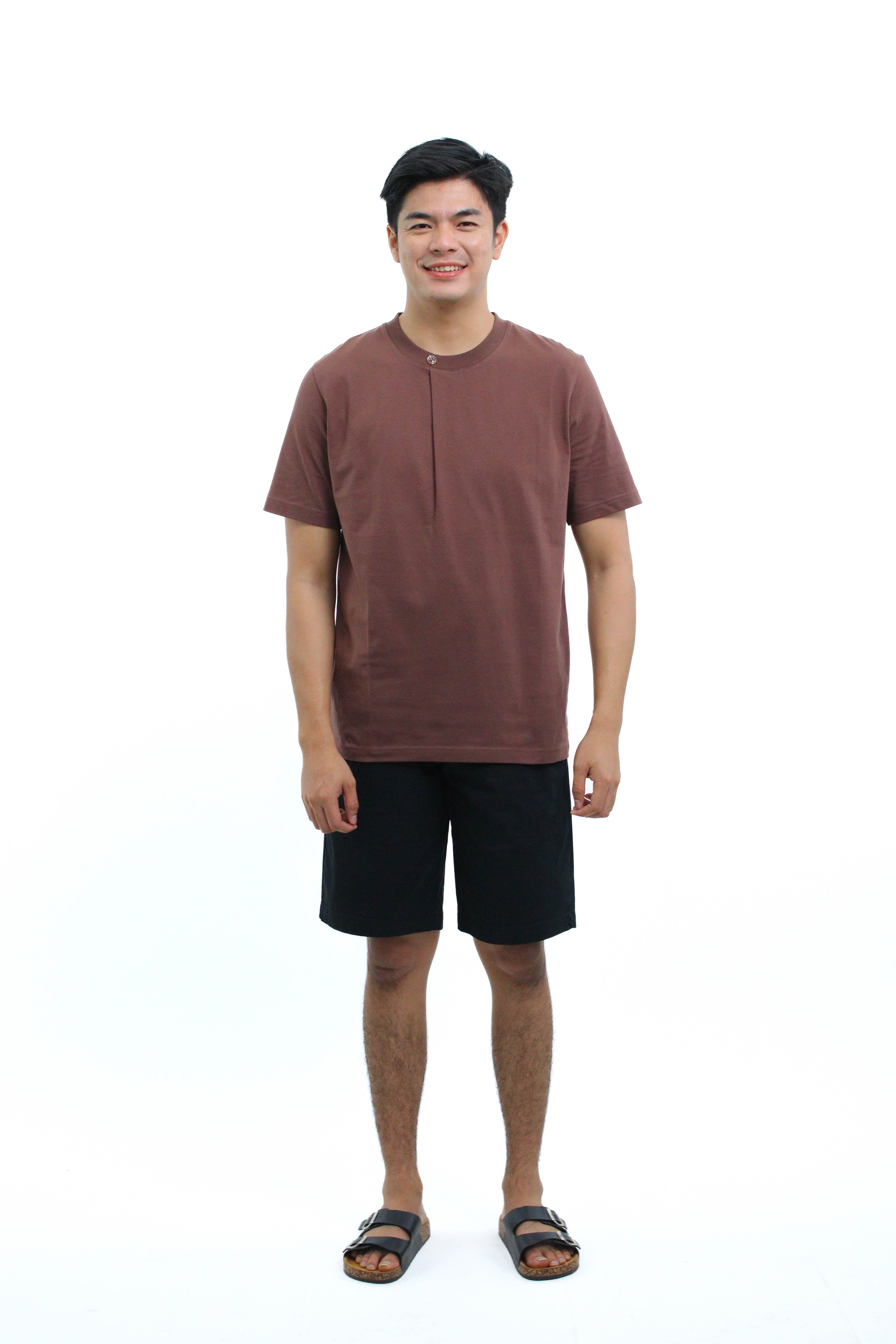 TRICKY Men's Button Tee