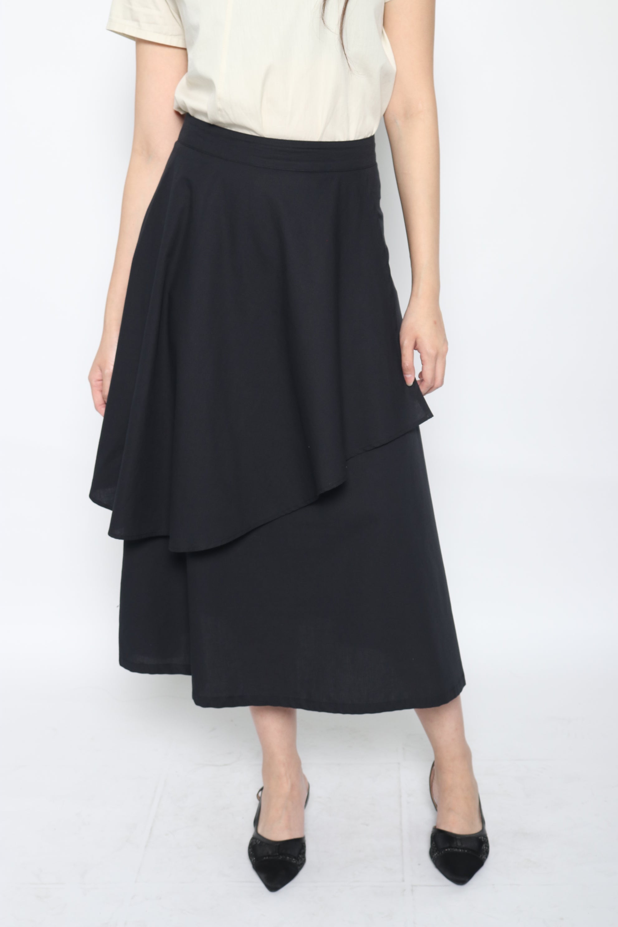 JOVIE Women's Ruffled Long Skirt