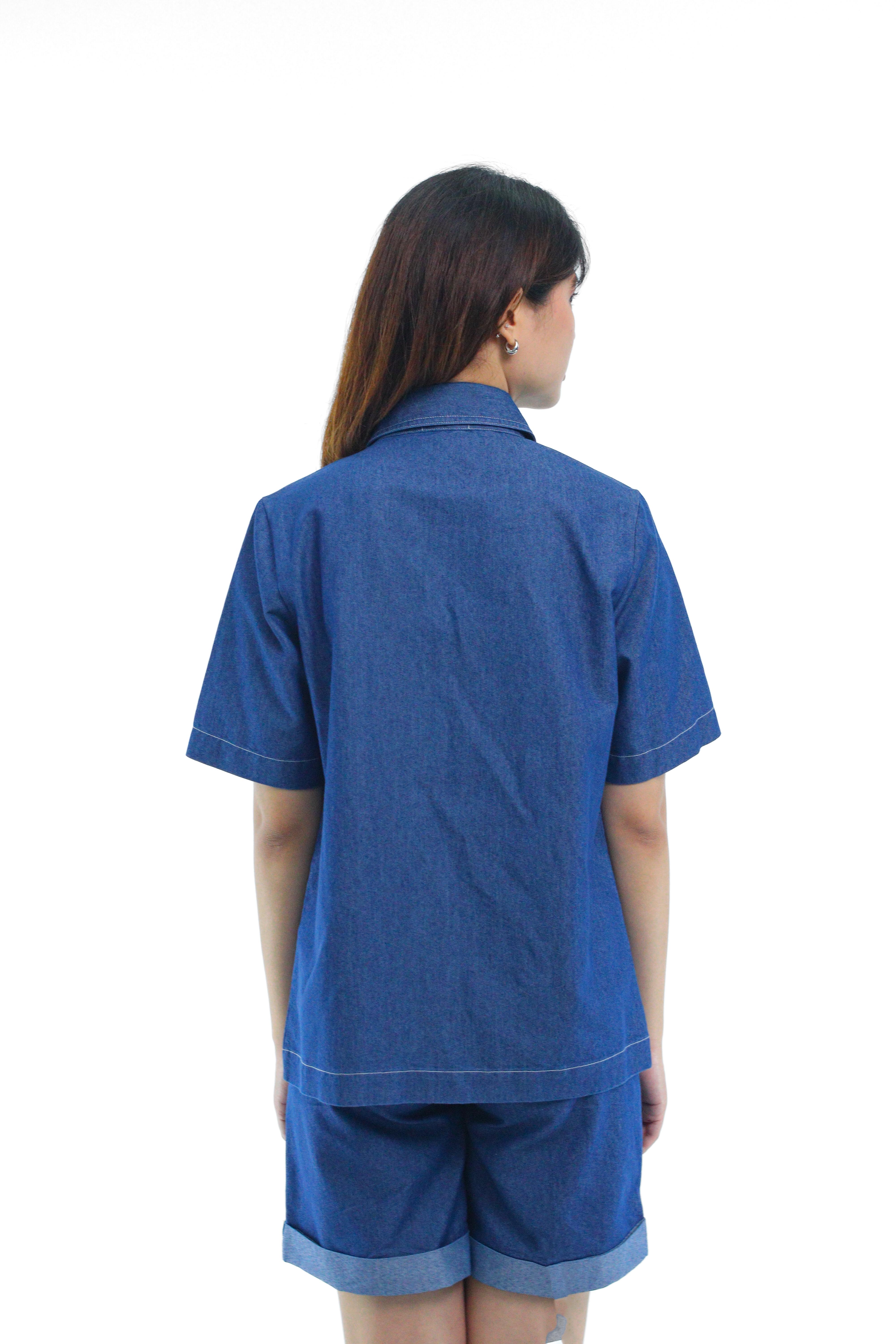 FIRA Women's Oversized Denim Shirt