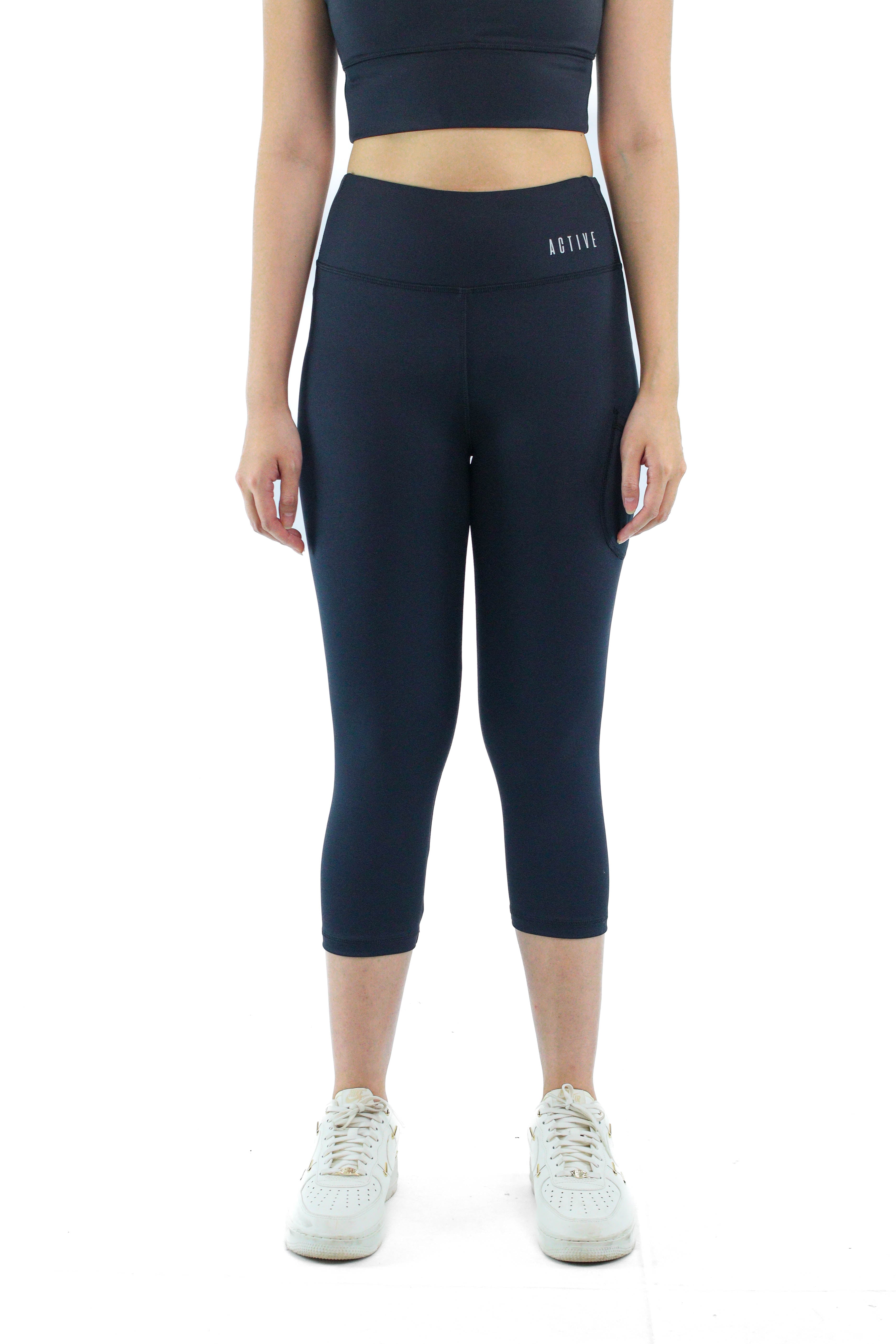 KIYOMI Women's Active Capri Leggings