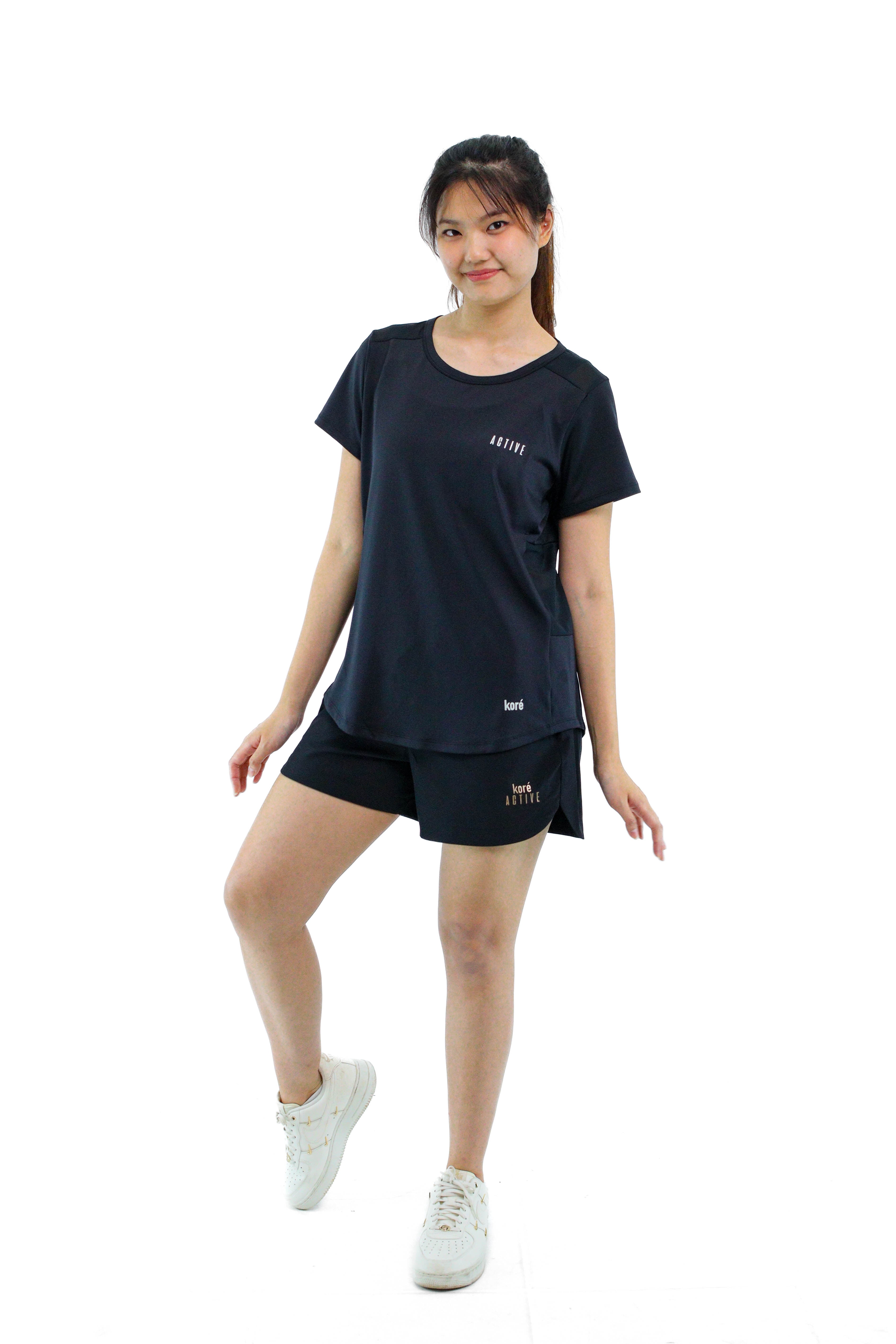 JIWON Women's Active Spandex Tee