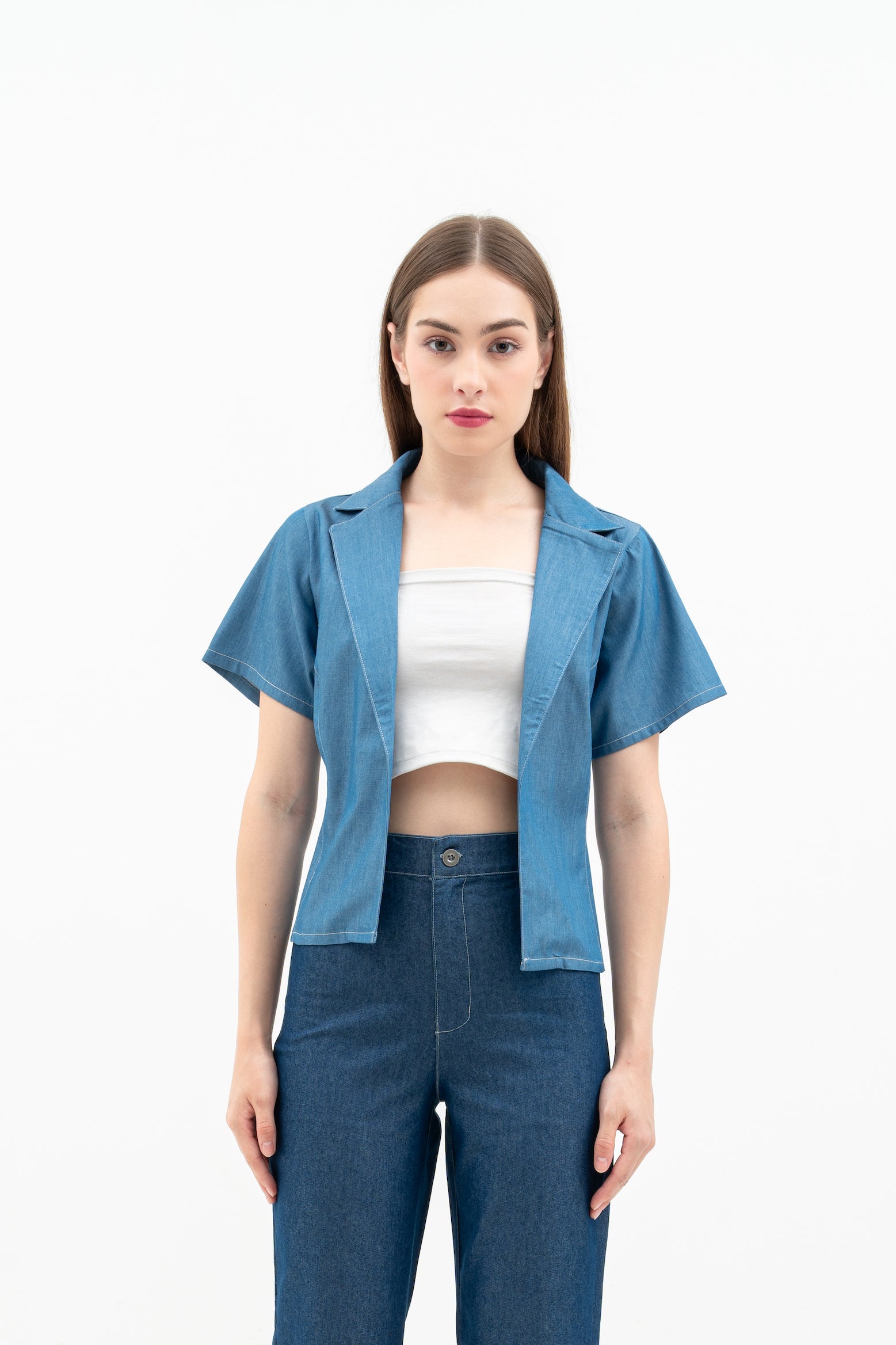CHERRA Women's Denim Outer