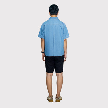 Kore | Men’s Short Sleeve Shirt Denim